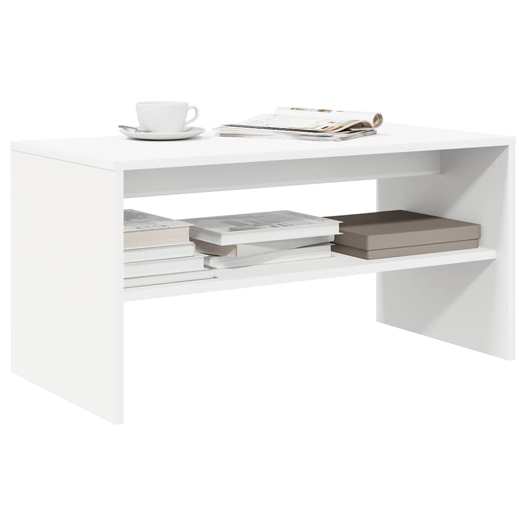 TV Cabinet White 80x40x40 cm Engineered Wood - Design Hut