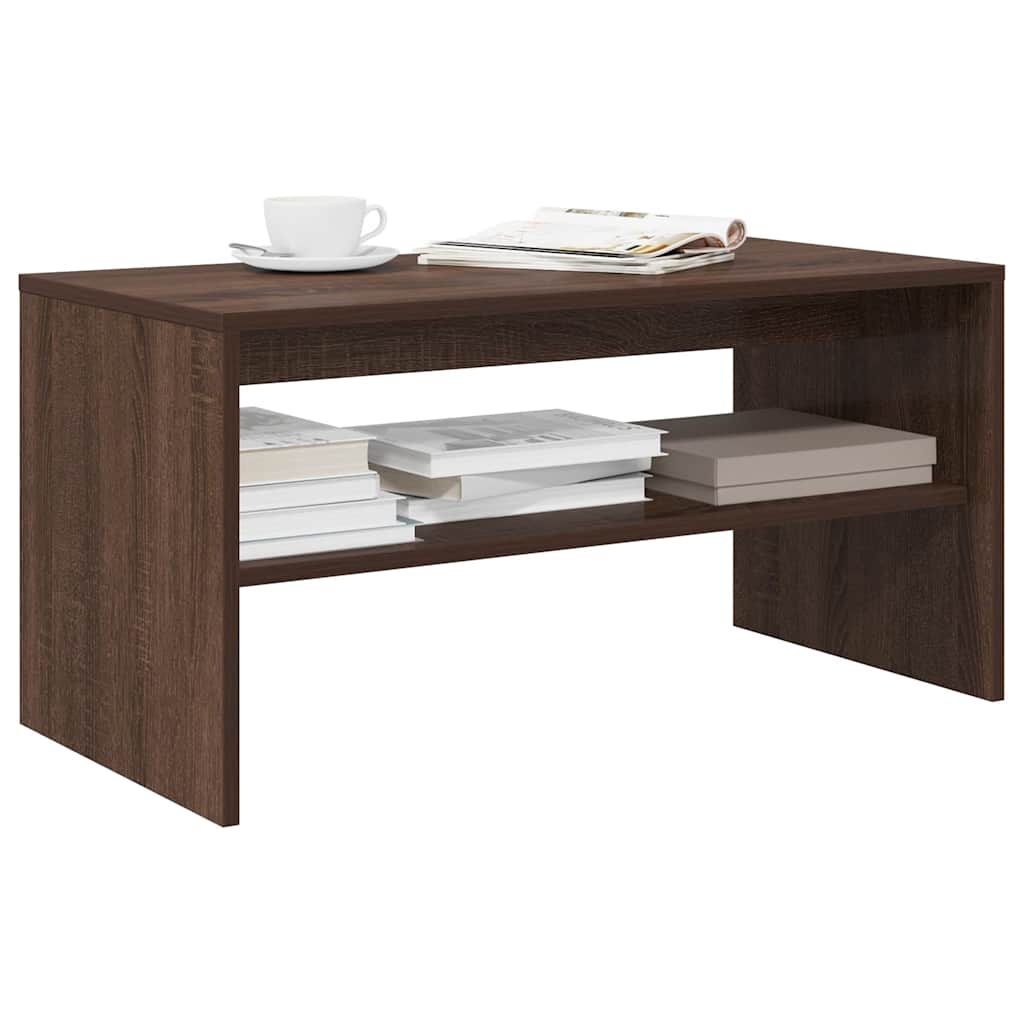 TV Cabinet Brown Oak 80x40x40 cm Engineered Wood - Discount Dealers