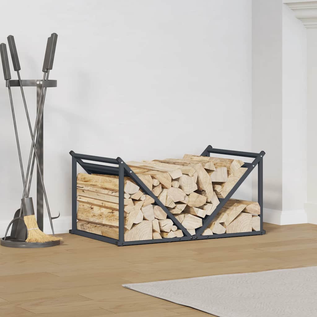 Firewood Rack Anthracite 70x43x34.5 cm Cold-rolled steel - Direct Imports