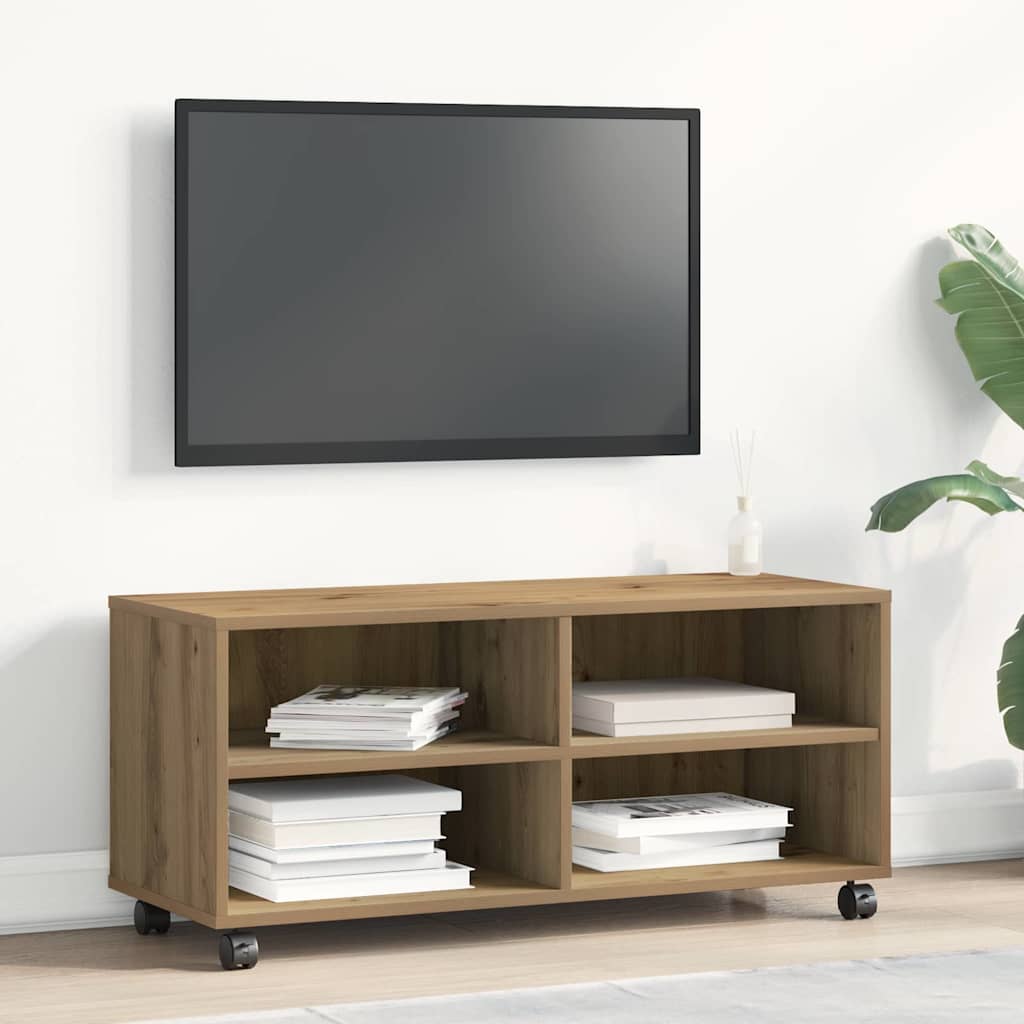 TV Cabinet Artisan Oak 90x35x35 cm Engineered Wood - Tyrell & Tyrell