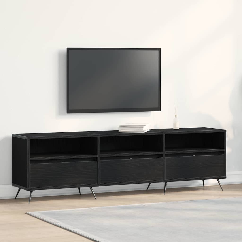 TV Cabinet Black 150x30x44,5 cm Engineered Wood - Tyrell & Tyrell