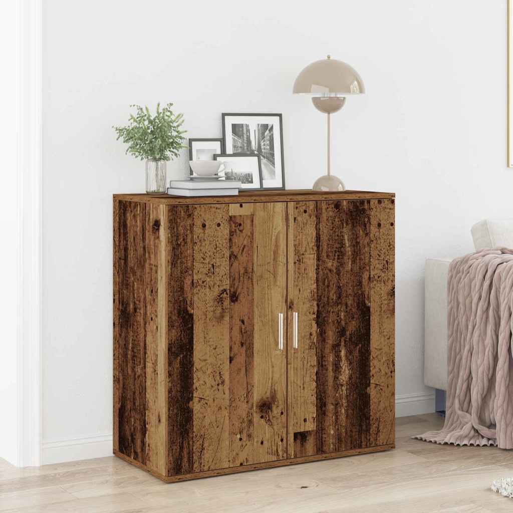 Sideboard Old Wood 79x38x80 cm Engineered Wood - All Things Good