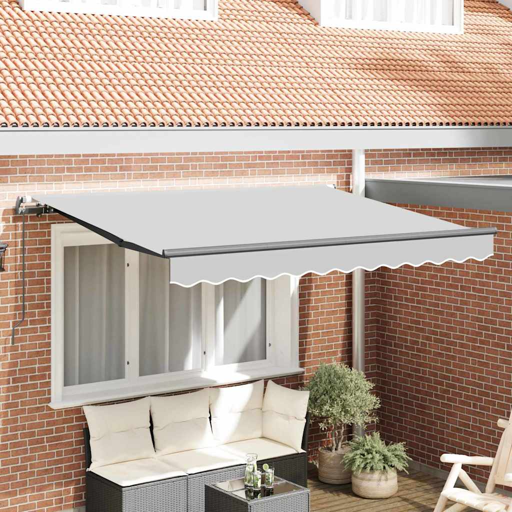 VEAVALE Awning Frame Retractable Manual Anthracite 3x2 m Metal - Design Hut