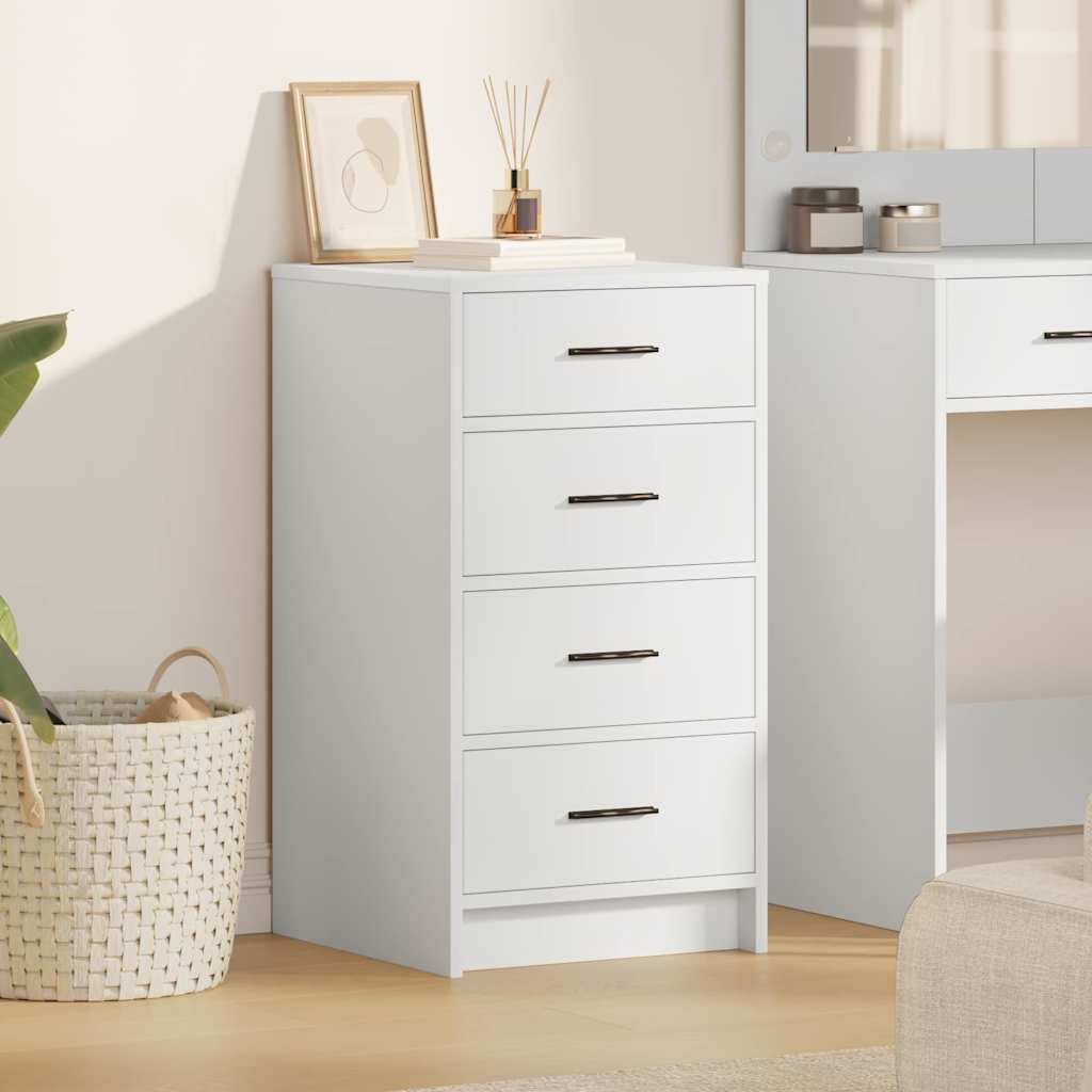 Sideboard White 40x41x75 cm Engineered Wood - Casper Homes
