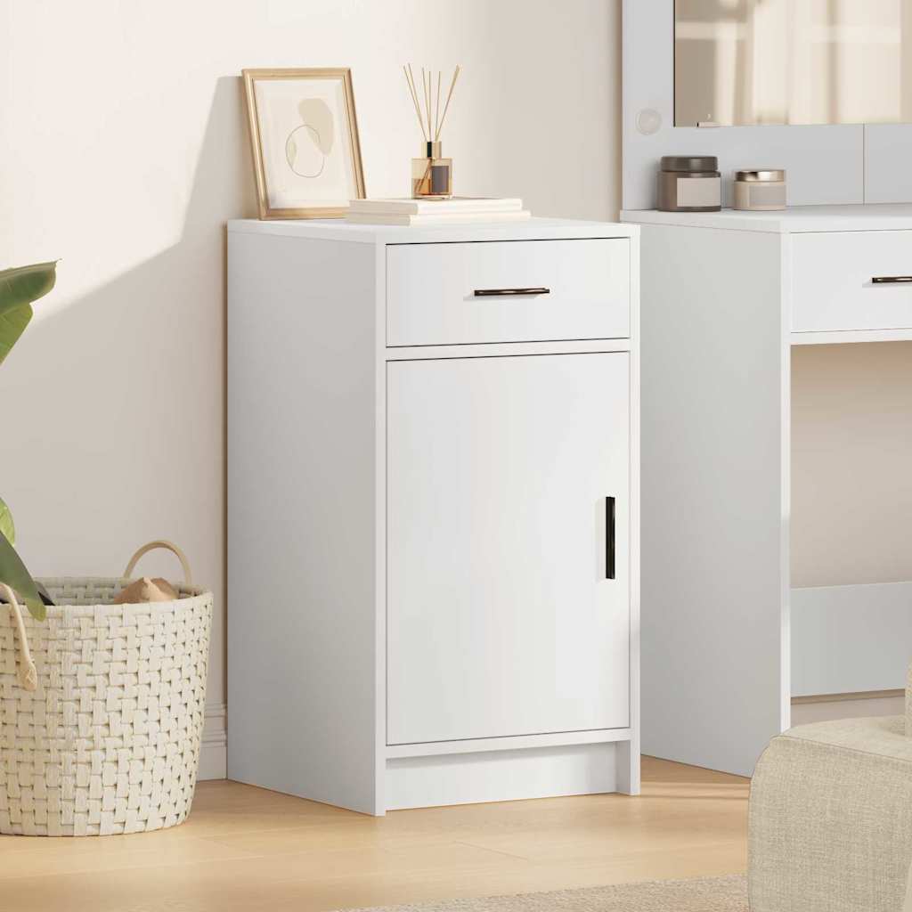 Sideboard White 40x41x75 cm Engineered Wood - Millennium Furniture