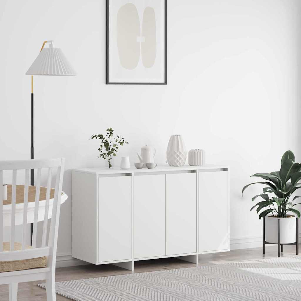 White Sideboard White Engineered Wood 120 x 41 x 75 cm - Unbeatable Bargains