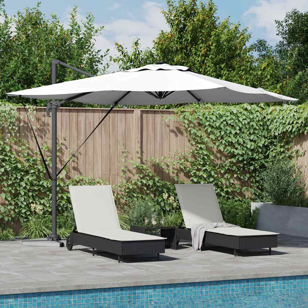 SERIDG Umbrella Sand 286x284x270 cm and Polyester Aluminium - Charlotte Dunes