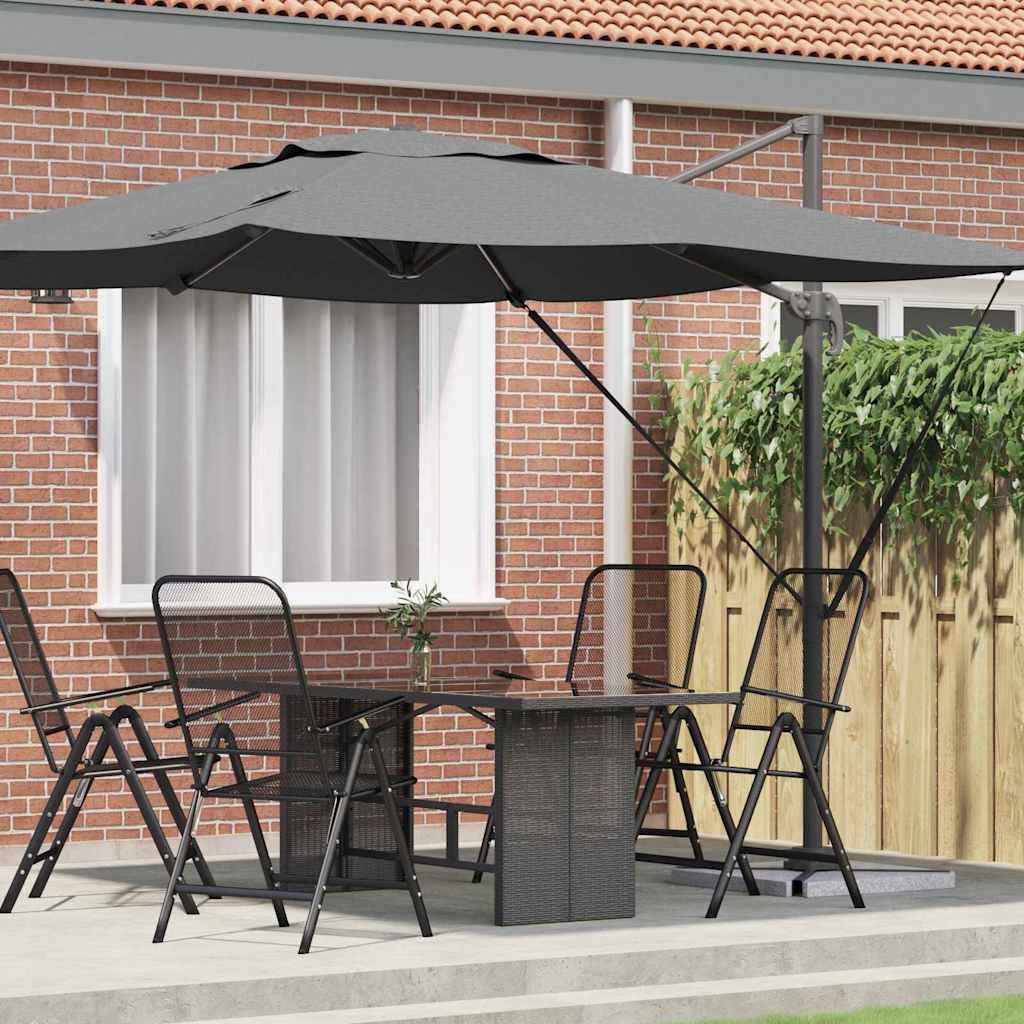 SERIDG Roma Parasol Anthracite 286x284x265 cm - Charlotte Dunes