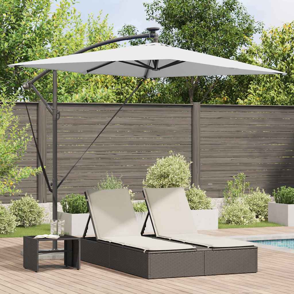 SERIDG Umbrella Sand 294x200x270 cm Polyester and Aluminium - Charlotte Dunes