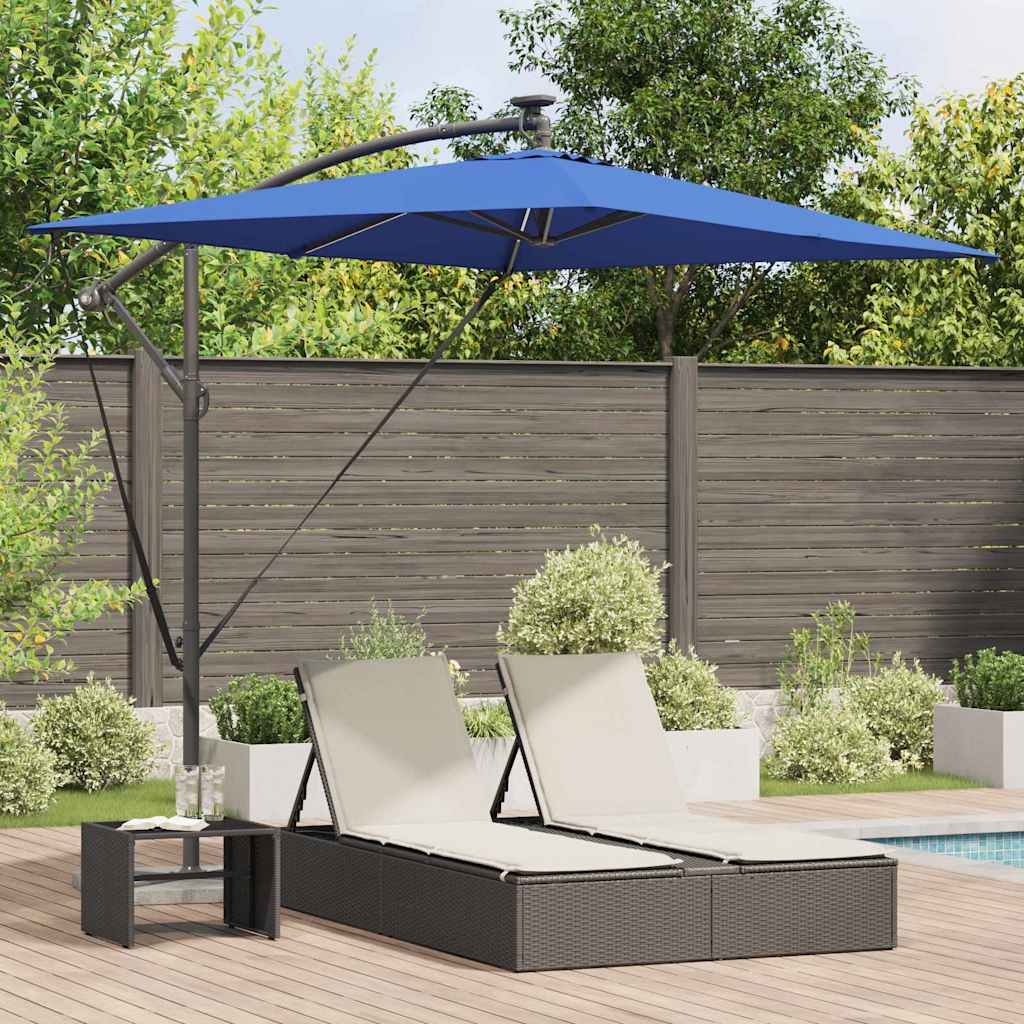 SERIDG Umbrella Azurblau 294x200x270 cm Polyester and Aluminium - Charlotte Dunes