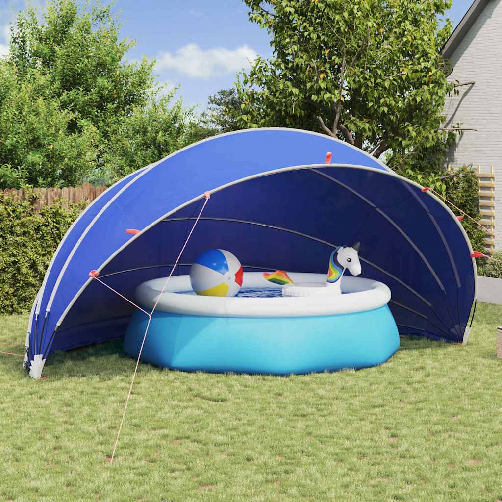 PEOVALE Pool Dome Folding Manual 592x590x275 cm - Green - Design Hut