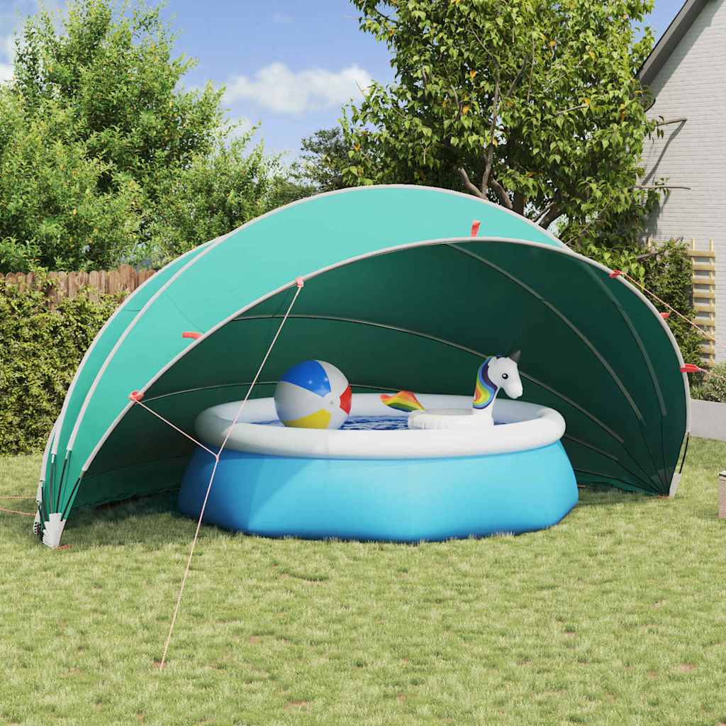 PEOVALE Pool Dome Folding Manual 592x590x275 cm - Blue - Design Hut