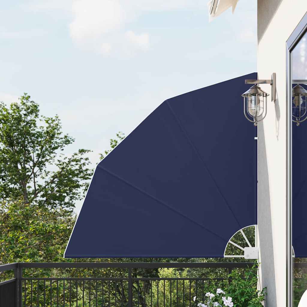 SELBRO Balcony Privacy Screen Navy 140x140 cm Polyester - Blue - Design Hut