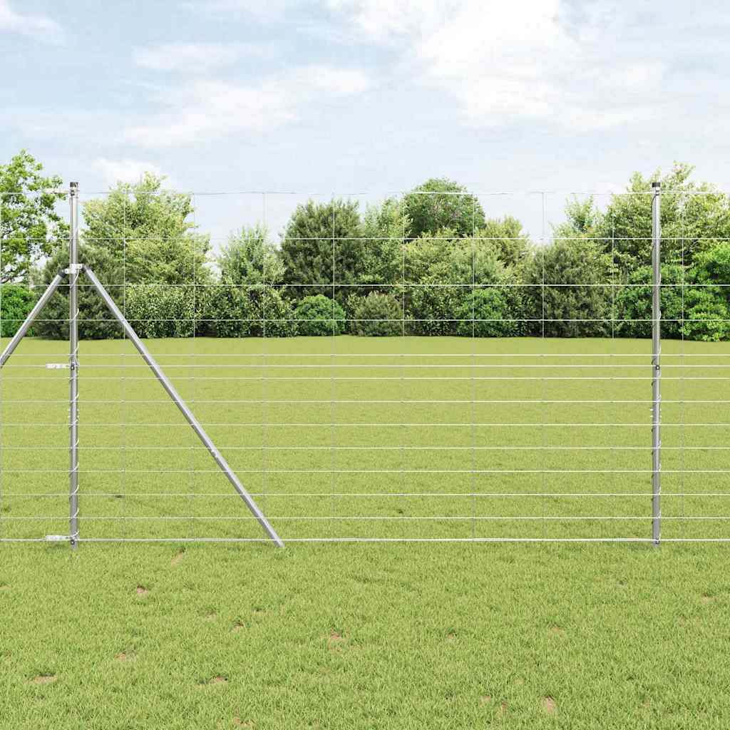 Field Fence 1.5x50 m Galvanised Steel - Merlin Deals