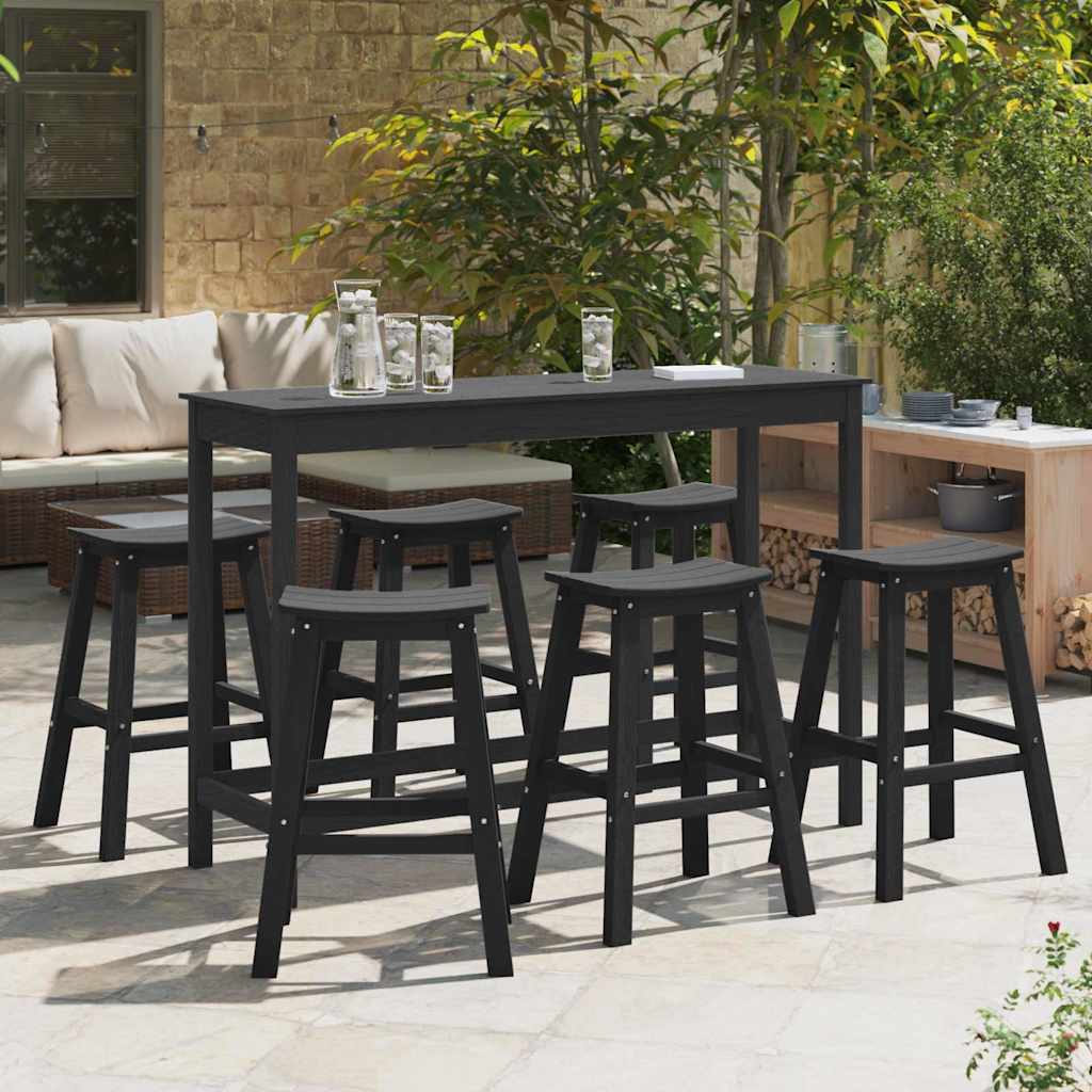 TITHAL Garden Bar Set 6 pcs HDPE - Black - Charlotte Dunes