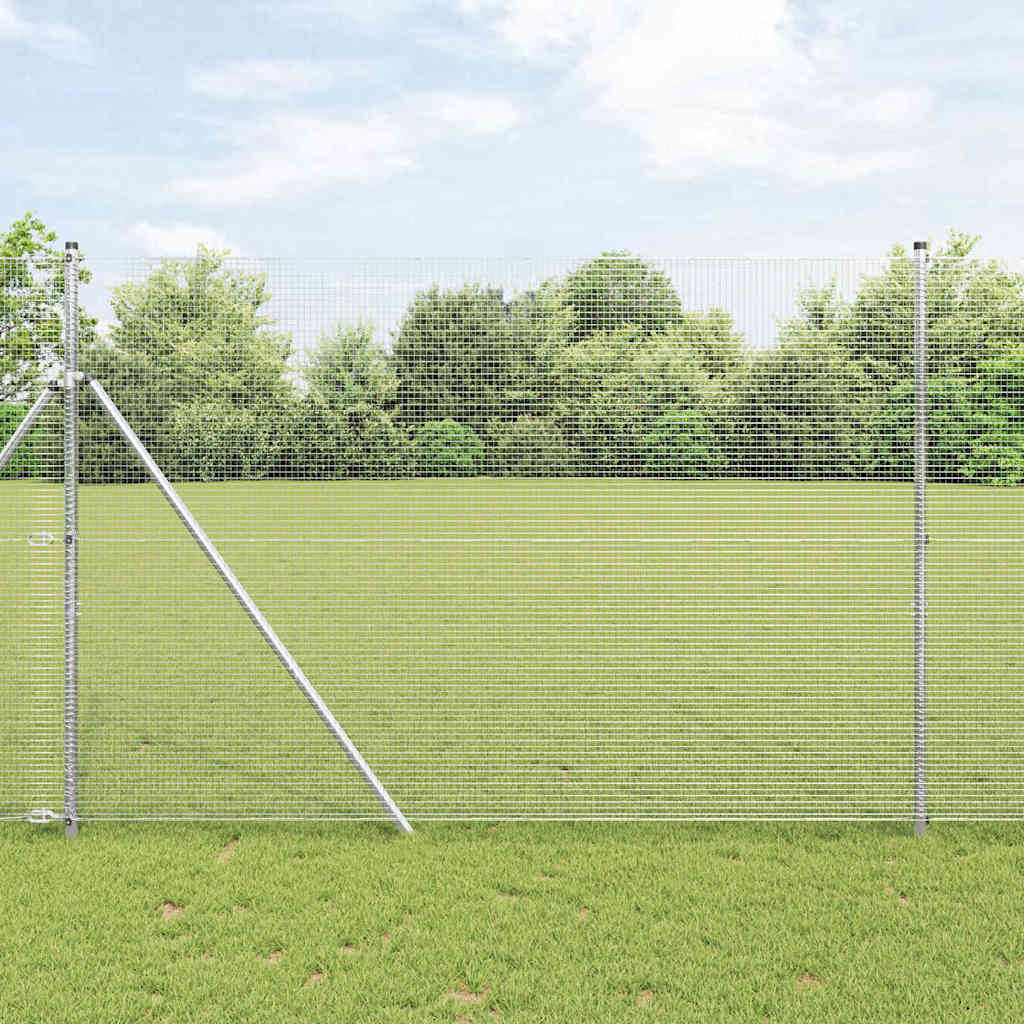 Welded Wire Fence 1.6x50 m Galvanised Steel - Tyrell & Tyrell