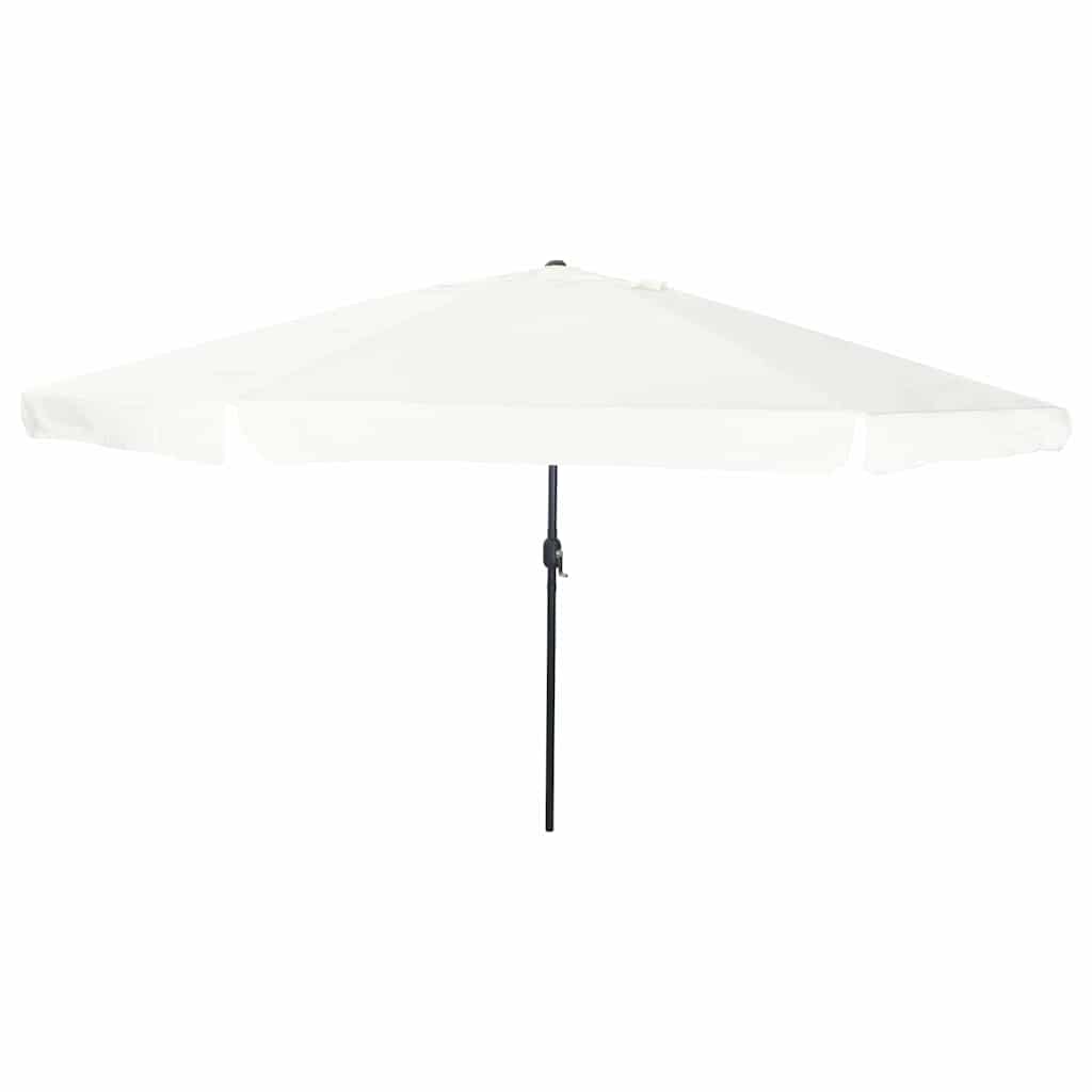 EVSCOVE Garden Parasol Sand 395x395x245 cm Polyester and Steel - Charlotte Dunes