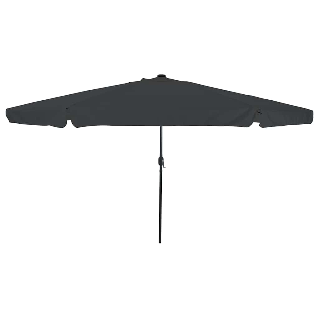 EVSCOVE Garden Parasol Anthracite 395x395x245 cm Polyester - Charlotte Dunes