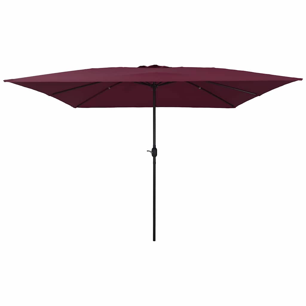 EVSCOVE Garden Parasol Bordeaux 295x295x245 cm - Red - Charlotte Dunes
