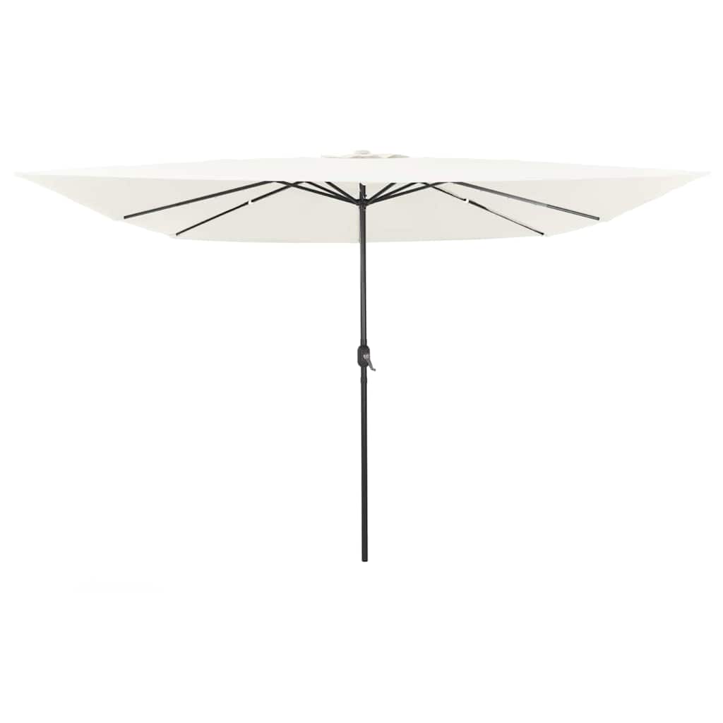 EVSCOVE Garden Parasol Sand 295x295x245 cm Polyester and Steel - Charlotte Dunes