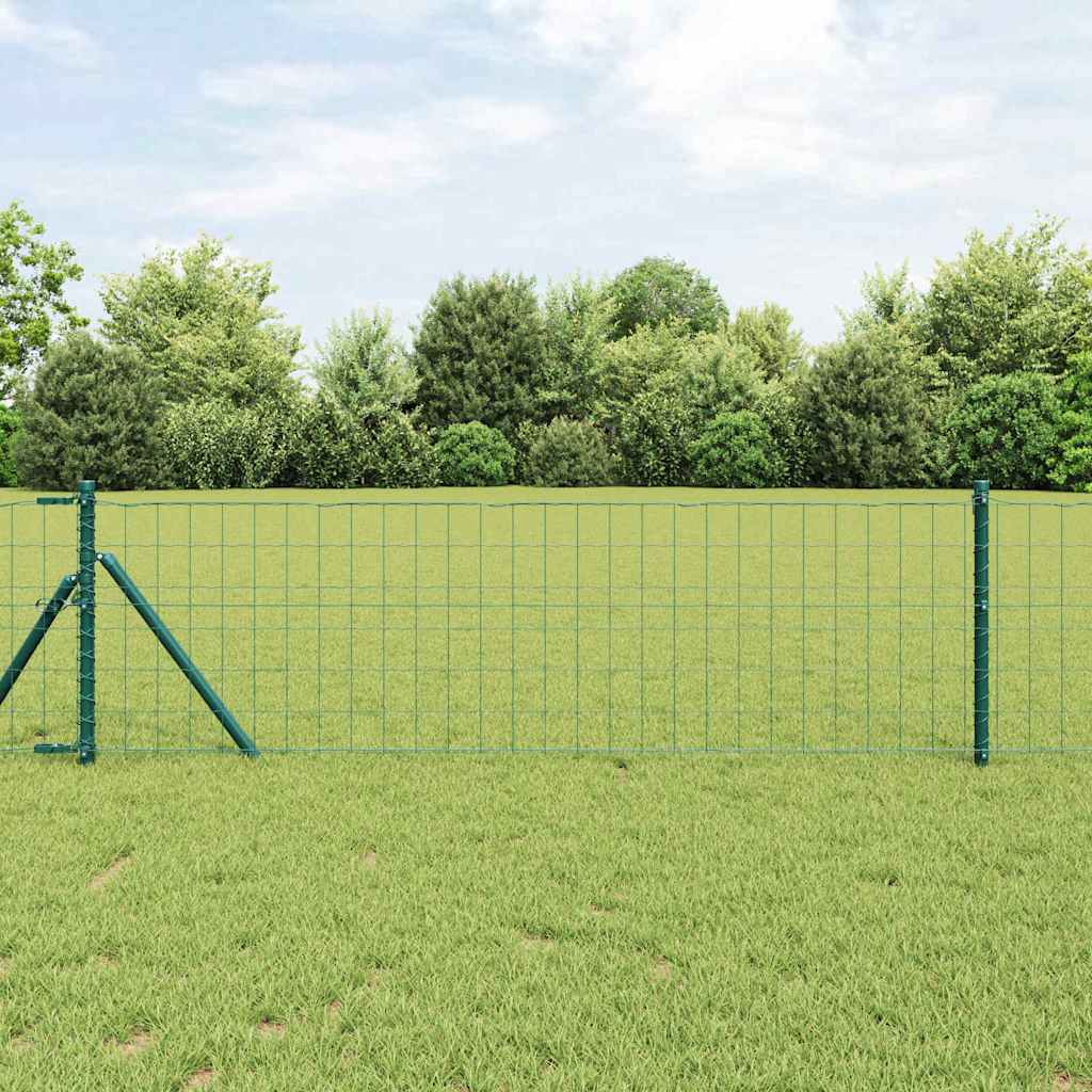 Euro Fence Green 0.4x25 m Steel - Discount Dealers