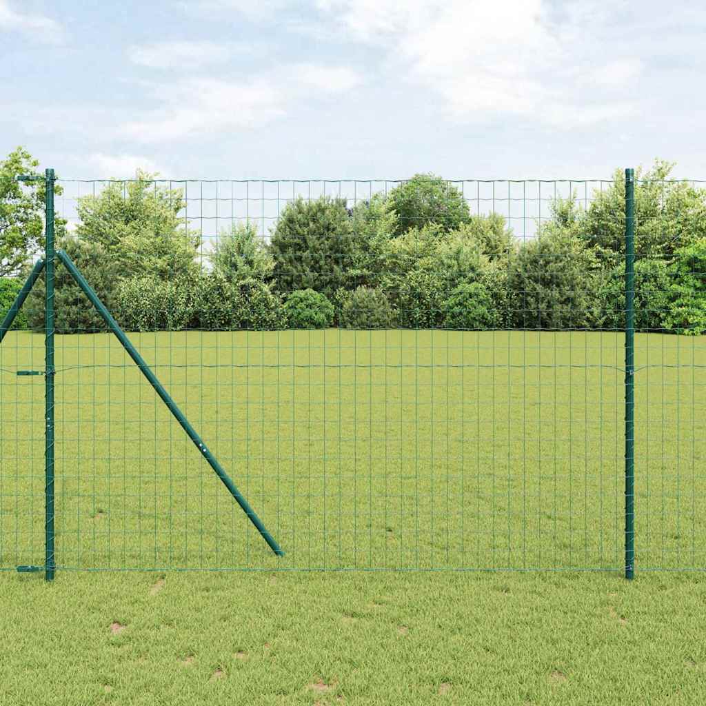 Euro Fence Green 1.6x10 m Steel - All Things Good