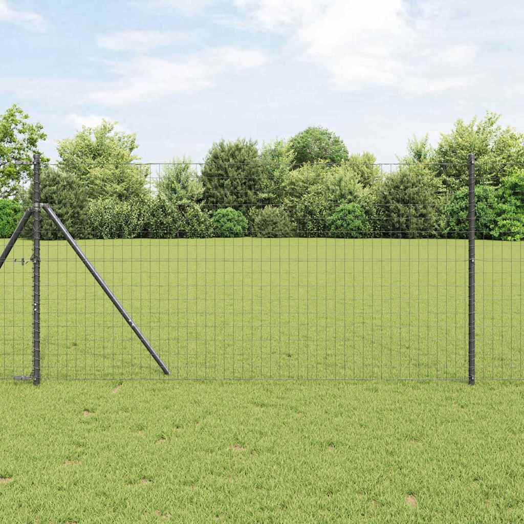 Euro Fence Grey 1.4x10 m Steel - Casper Homes