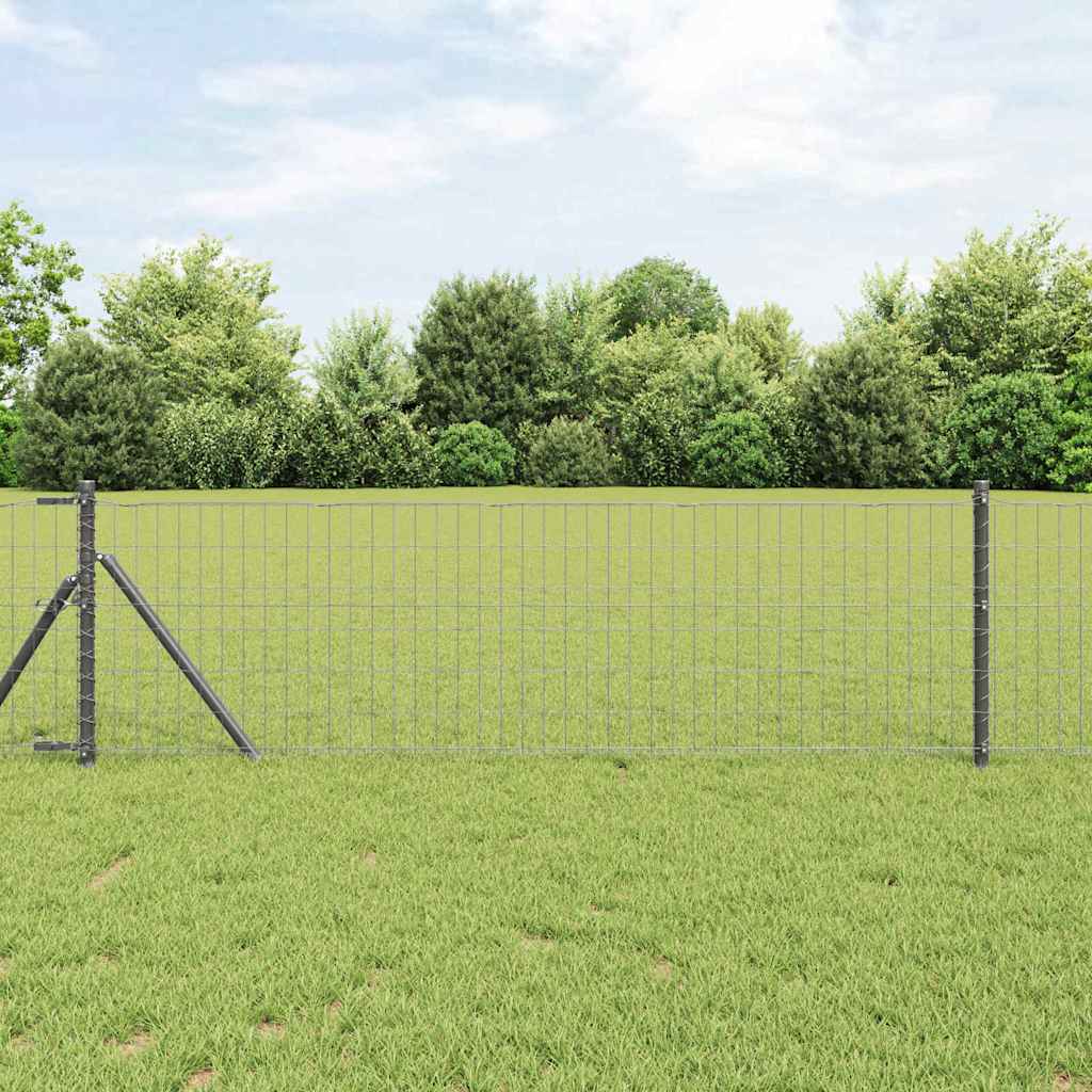 Euro Fence Grey 0.4x10 m Steel - Discount Dealers