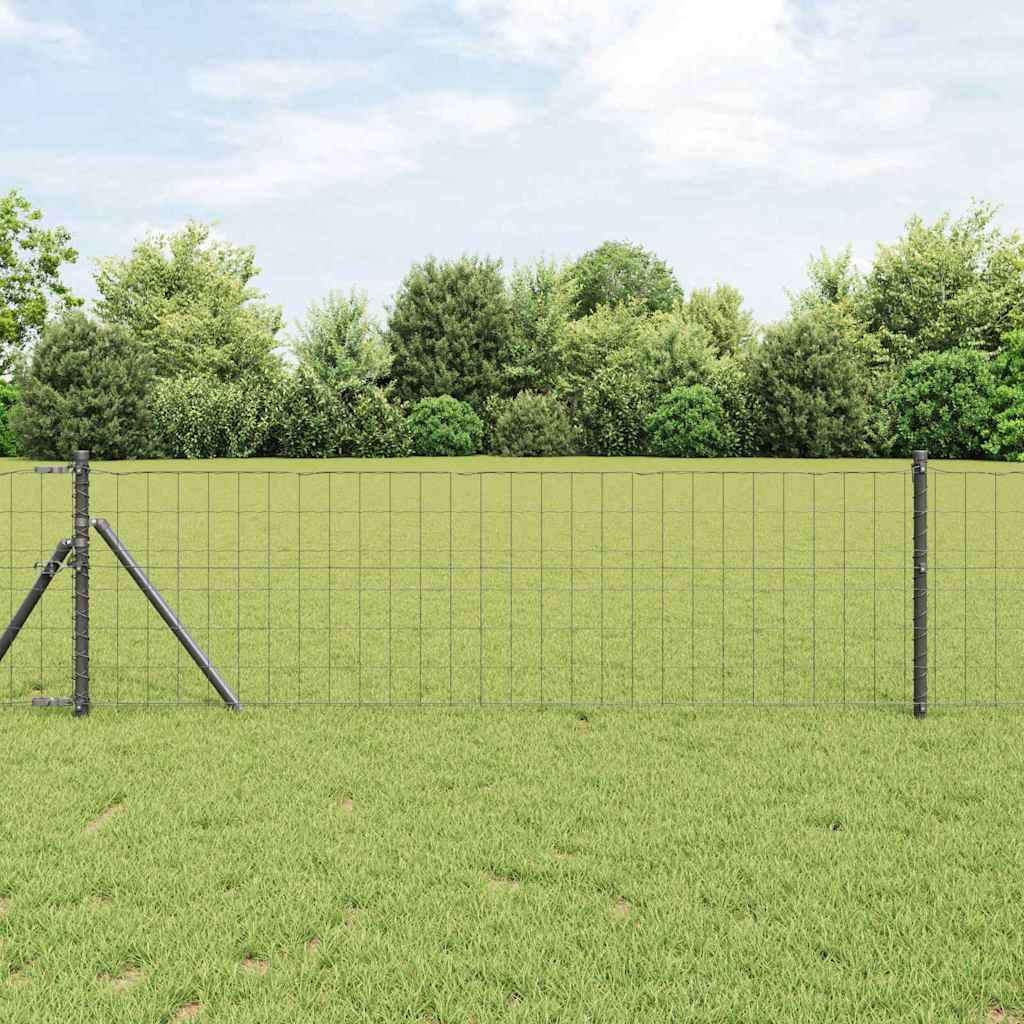 Euro Fence Grey 0,8x10 m Steel - Merkel Designers