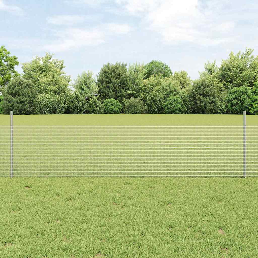 Chicken Wire Fence Set Set of 2 Galvanised Steel Large Tough - Discount Dealers