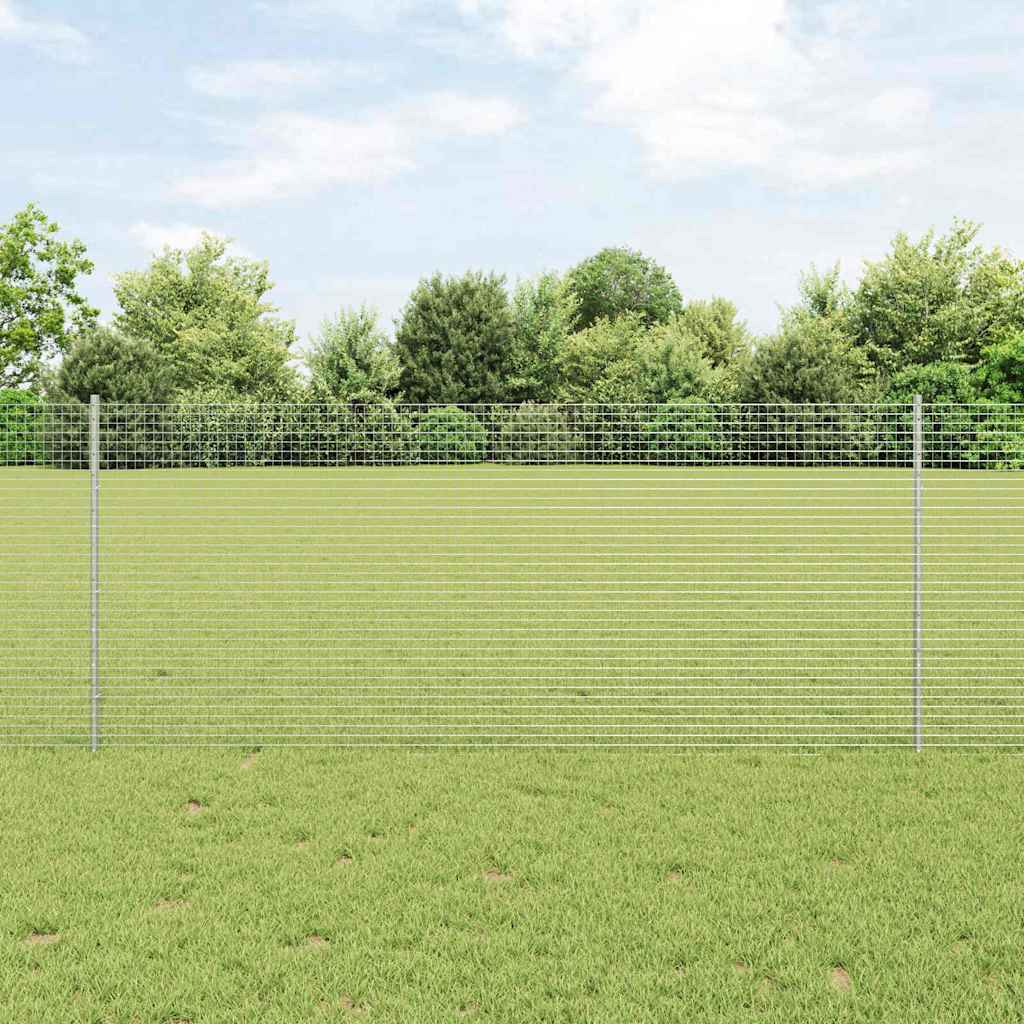 Chicken Wire Fence Set Set of 2 Galvanized steel 25 x 1 m Durable - Discount Dealers