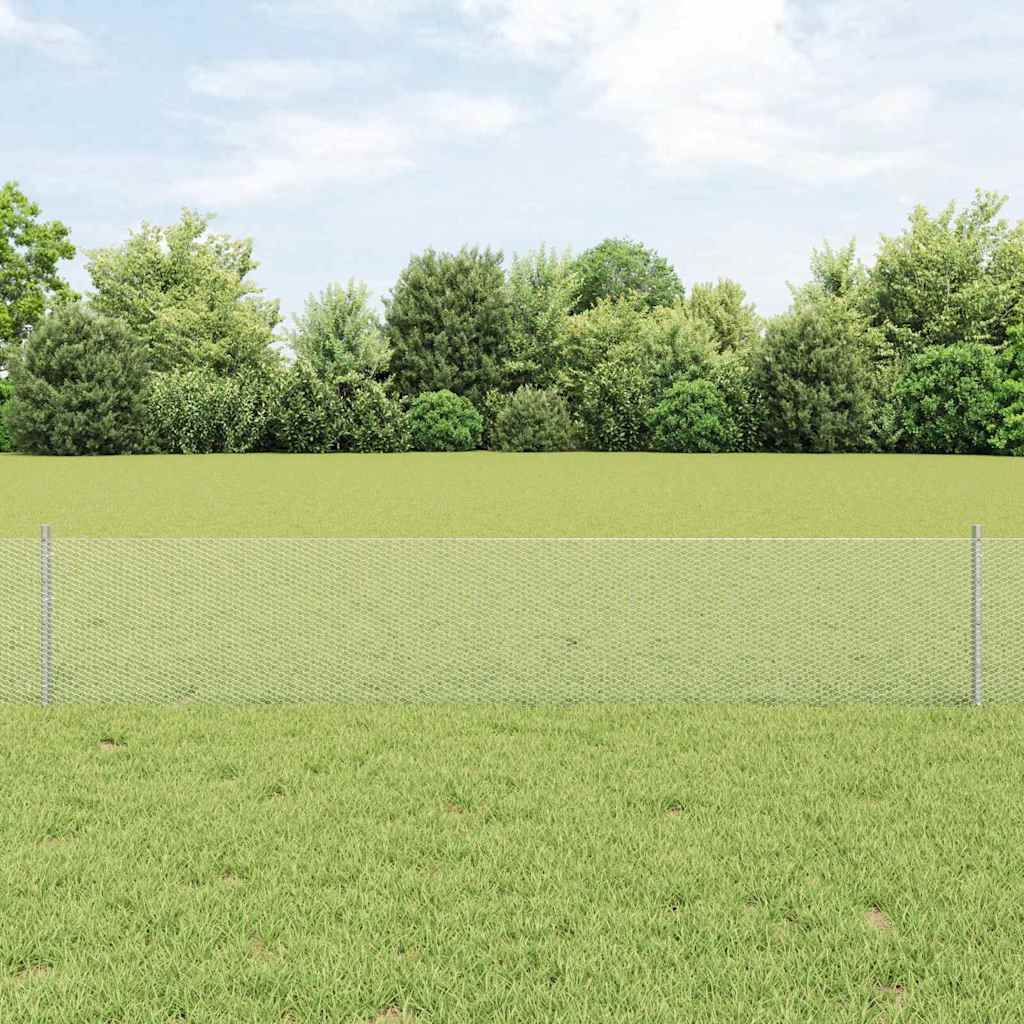 Fence Posts 5 pcs U-Channel 40 cm Galvanised Steel - Tyrell & Tyrell