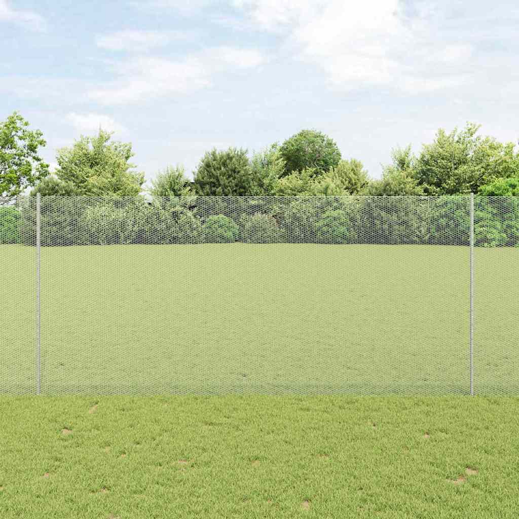 Fence Posts 22 pcs U-Channel 140 cm Galvanised Steel - Millennium Furniture