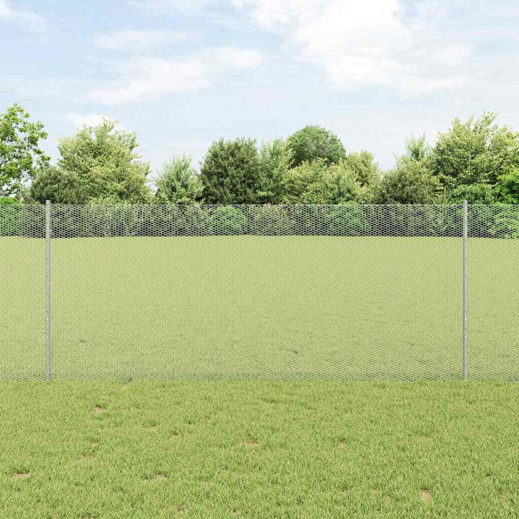 Fence Posts 22 pcs U-Channel 100 cm Galvanised Steel - Tyrell & Tyrell