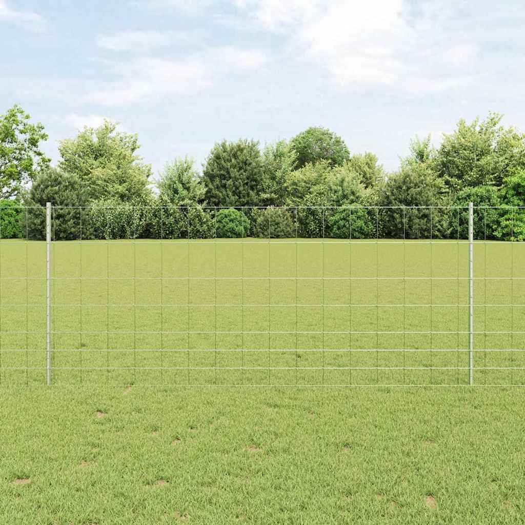 Fence Posts 22 pcs U-Channel 100 cm Galvanised Steel - Unbeatable Bargains