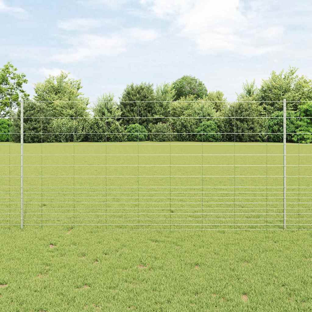 Fence Posts 22 pcs U-Channel 120 cm Galvanised Steel - Casper Homes