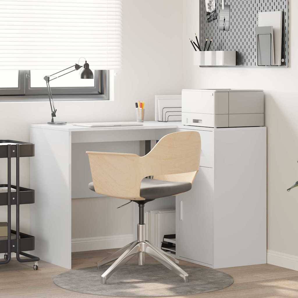 Corner Desk White 102x88x75 cm Engineered Wood - Style and Chic
