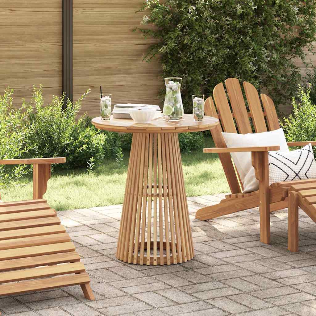 VEDEN Side Table 70x70x75 cm Solid Teak Wood - Brown - Charlotte Dunes