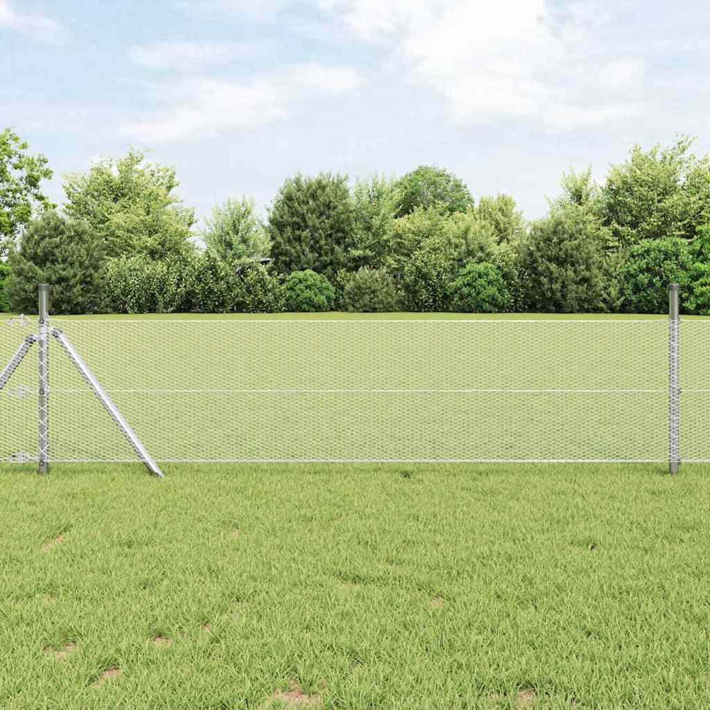 Hexagon Fence 0.4x50 m Galvanised Steel - Discount Dealers