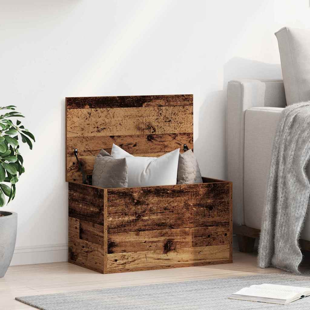 Storage Box Old Wood 60x35x35 cm Made of Engineered Wood - All Things Good