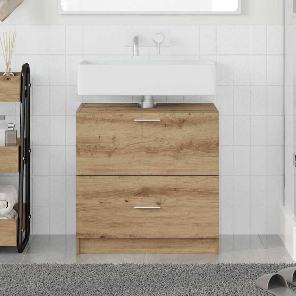 Sink Cabinet Artisan Oak 59x37x59 cm Engineered Wood - Tyrell & Tyrell