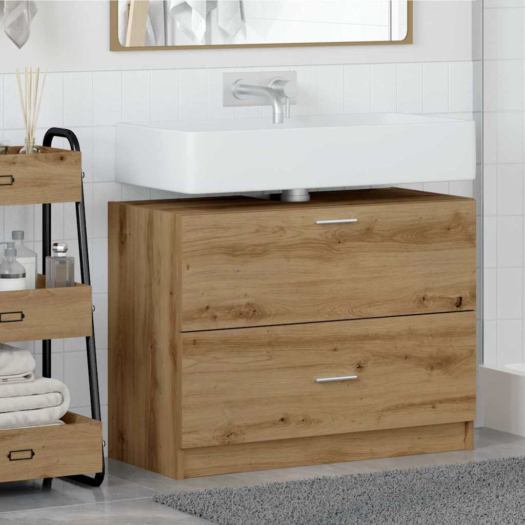 Sink Cabinet Artisan Oak 78x37x59 cm Engineered Wood - Unbeatable Bargains