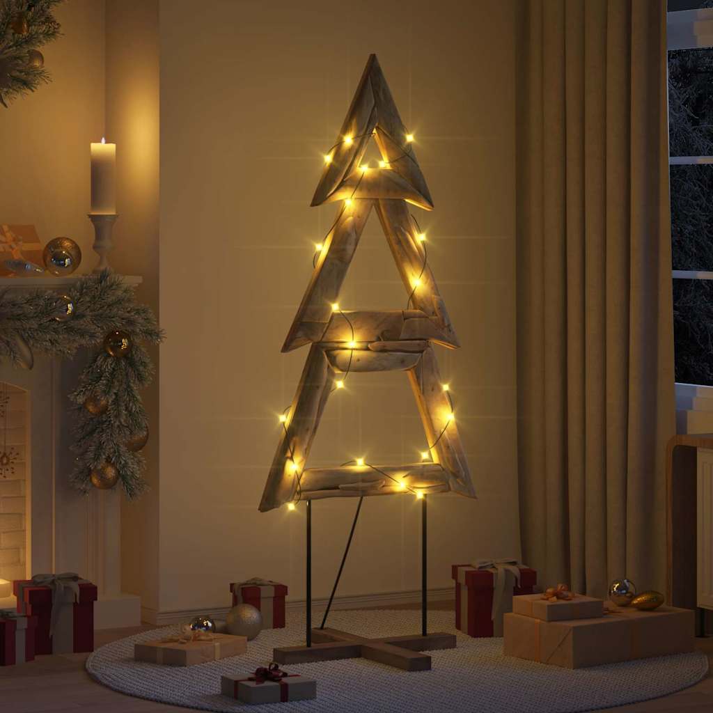 FROSTRO Christmas Tree with Stand Brown 180 cm Solid teak wood - Merkel Designers