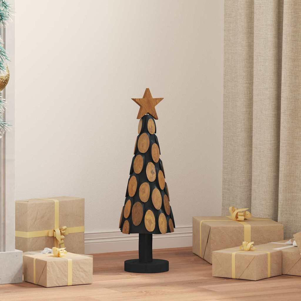FROSTRO Christmas Tree with Stand Brown 60 cm Solid teak wood - Design Hut