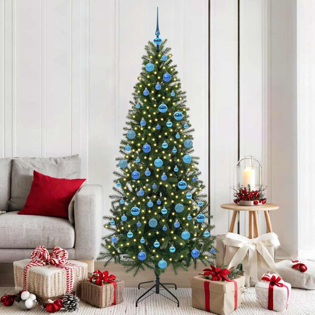 COZLYN Artificial Christmas Tree with 300 LEDs Green 180 cm PE and PVC - Merlin Deals