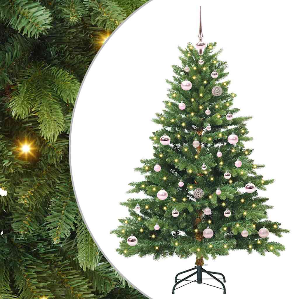 COZZIN Artificial Christmas Tree with 150 LEDs Green 150 cm PE and PVC - Merlin Deals