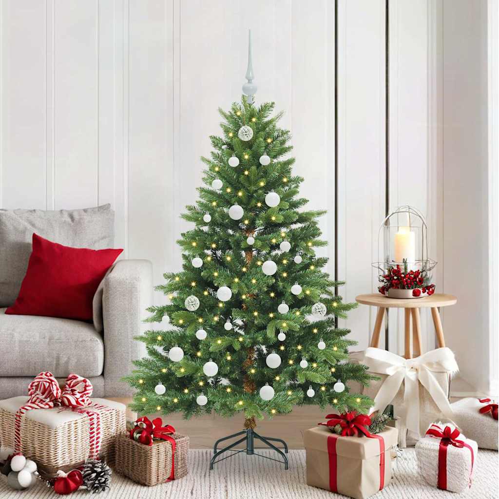 COZZIN Artificial Christmas Tree with 150 LEDs Green 150 cm PE and PVC - Millennium Furniture