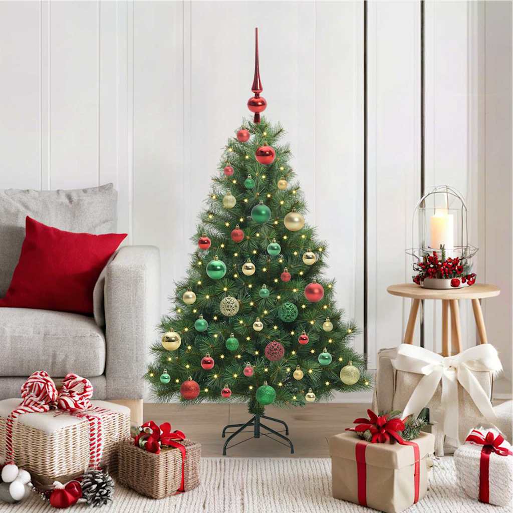 ELSERA Artificial Christmas Tree with 150 LEDs Green 120 cm PE and PVC - Merkel Designers