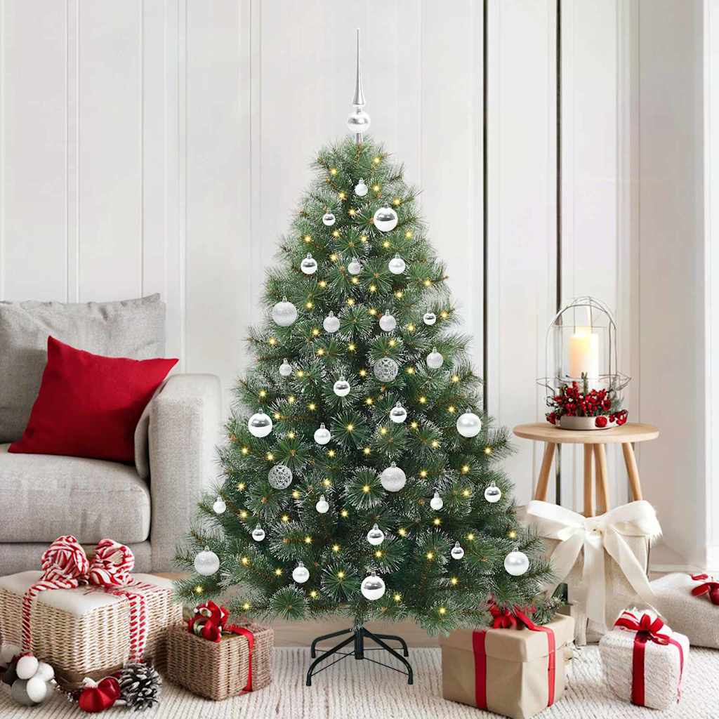 FIRILO Artificial Christmas Tree with 150 LEDs Green 150 cm PE and PVC - Merkel Designers