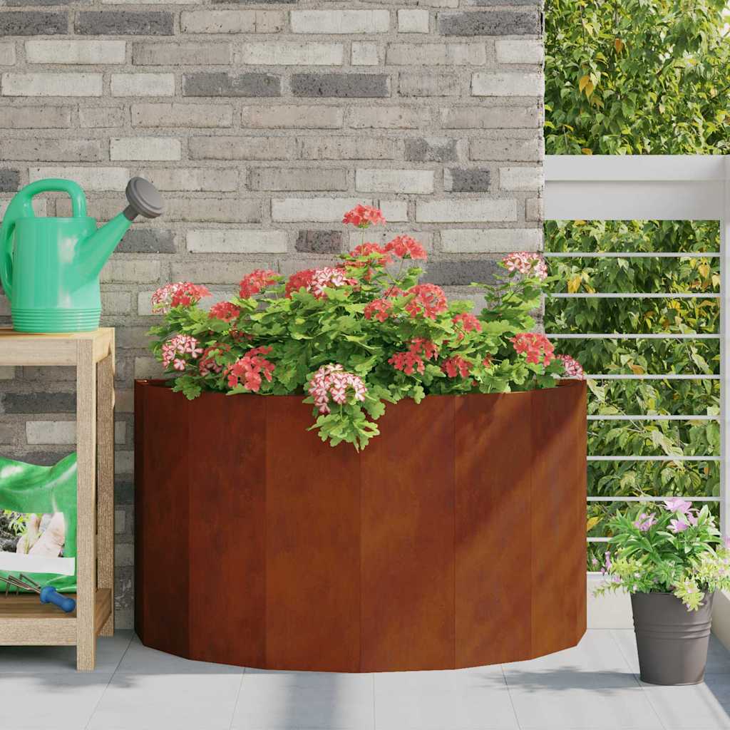 CLSRIDG Planter Rusty 90x45x50 cm Weathering Steel - Design Hut